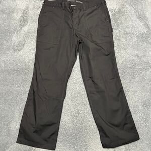 Duluth Pants Womens 18 ( 38x31) Firehose Curvesetter Gray Carpenter